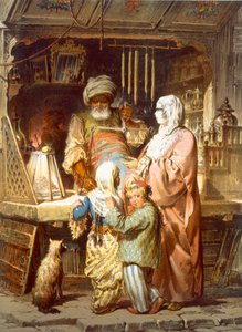 Venditore di dolciumi, 1865 da Amadeo Preziosi